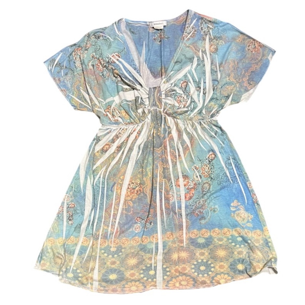 dressbarn Multicolor Floral Tunic Top